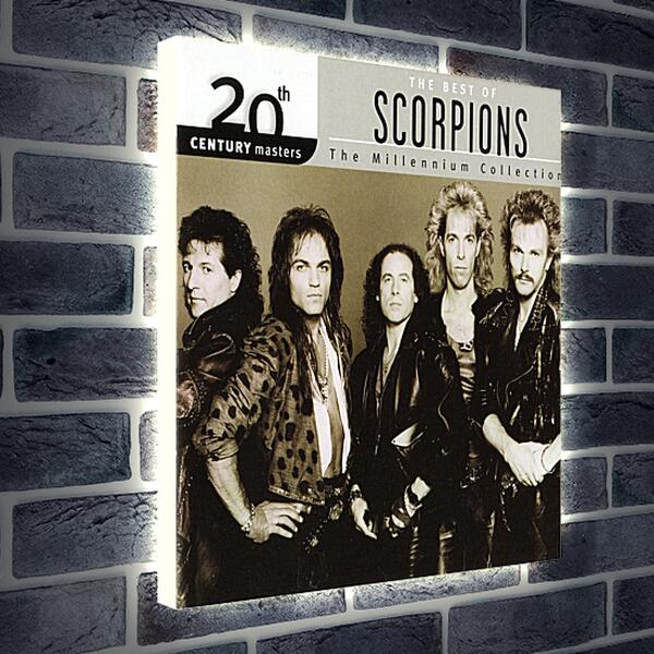 Лайтбокс световая панель - Скорпионс. Scorpions