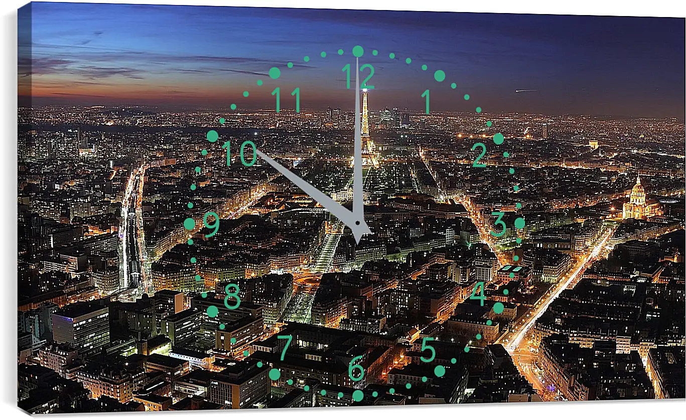 Часы картина - Город