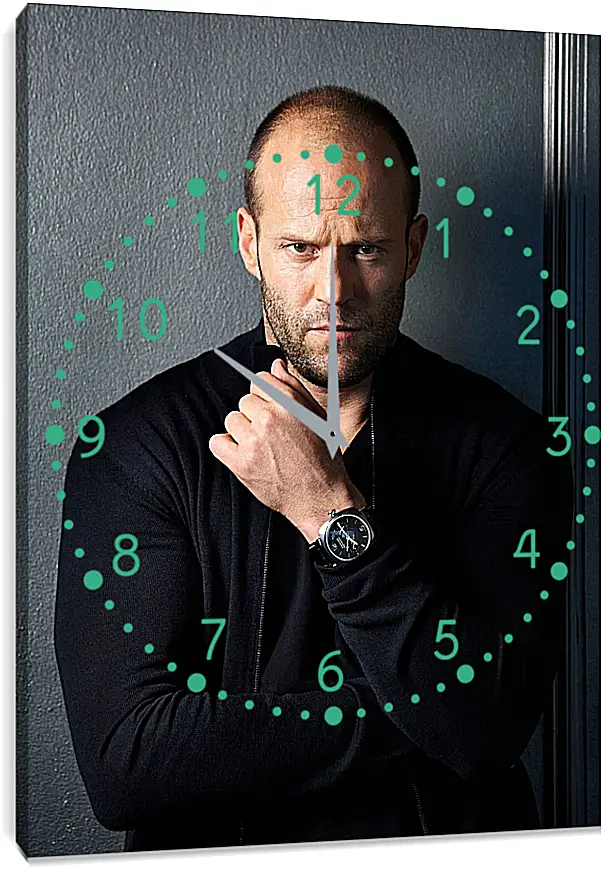 Часы картина - Джейсон Стэтхэм. Jason Statham