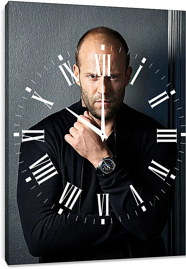 Часы картина - Джейсон Стэтхэм. Jason Statham