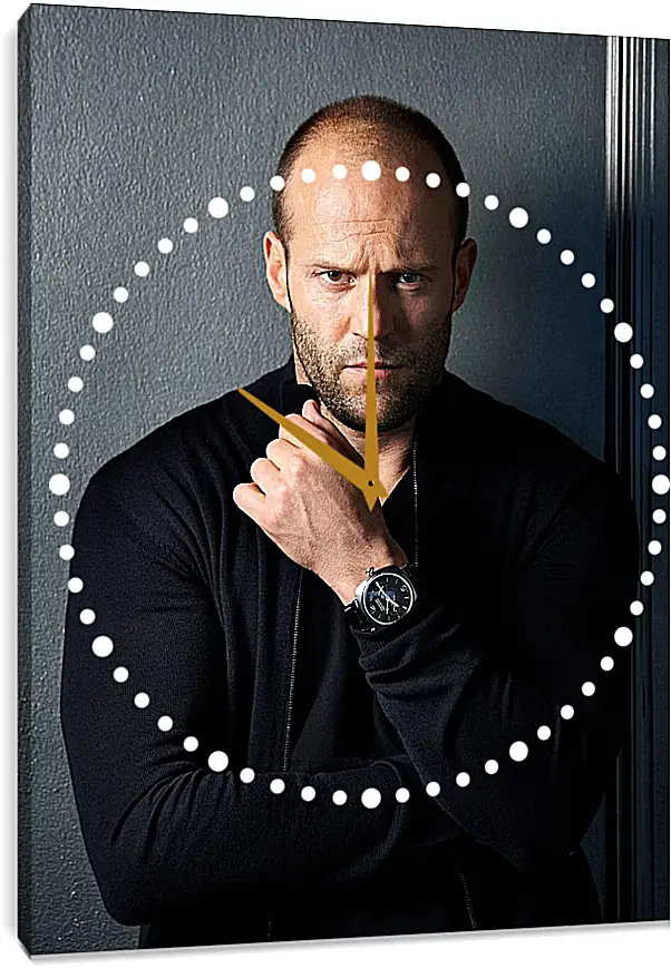 Часы картина - Джейсон Стэтхэм. Jason Statham