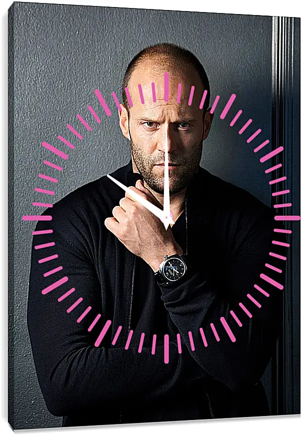 Часы картина - Джейсон Стэтхэм. Jason Statham