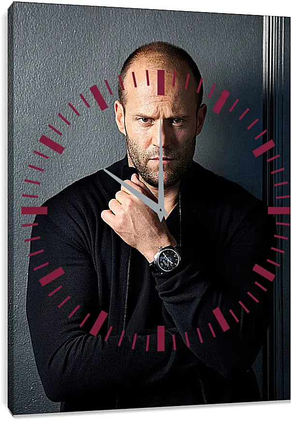 Часы картина - Джейсон Стэтхэм. Jason Statham