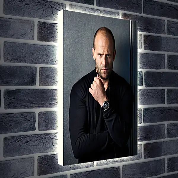 Лайтбокс световая панель - Джейсон Стэтхэм. Jason Statham