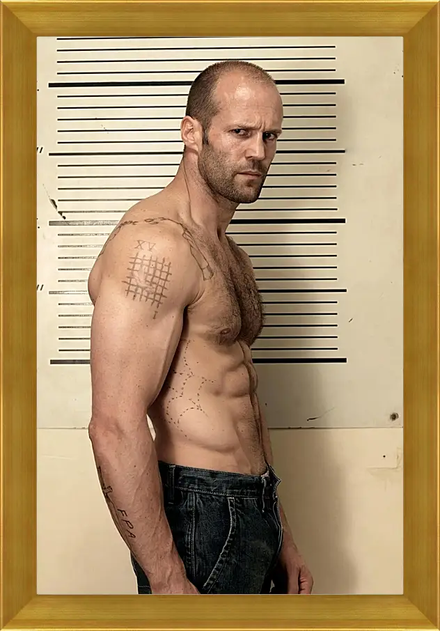 Картина в раме - Джейсон Стэтхэм. Jason Statham