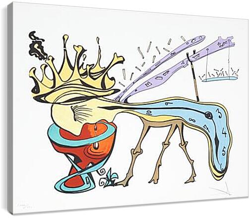Постер и плакат - Королевское насекомое. Сальвадор Дали