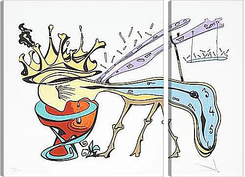 Модульная картина - Королевское насекомое. Сальвадор Дали