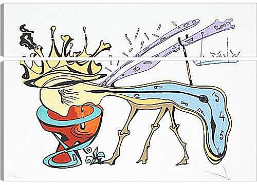 Модульная картина - Королевское насекомое. Сальвадор Дали