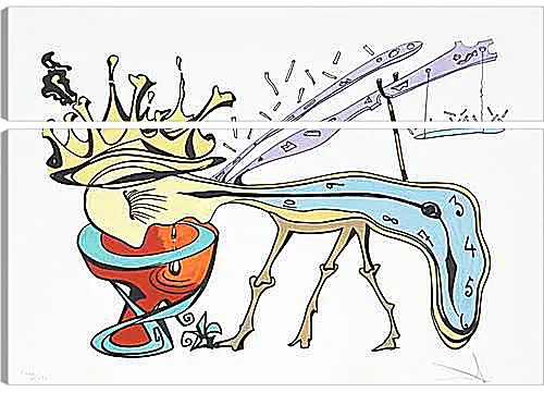 Модульная картина - Королевское насекомое. Сальвадор Дали