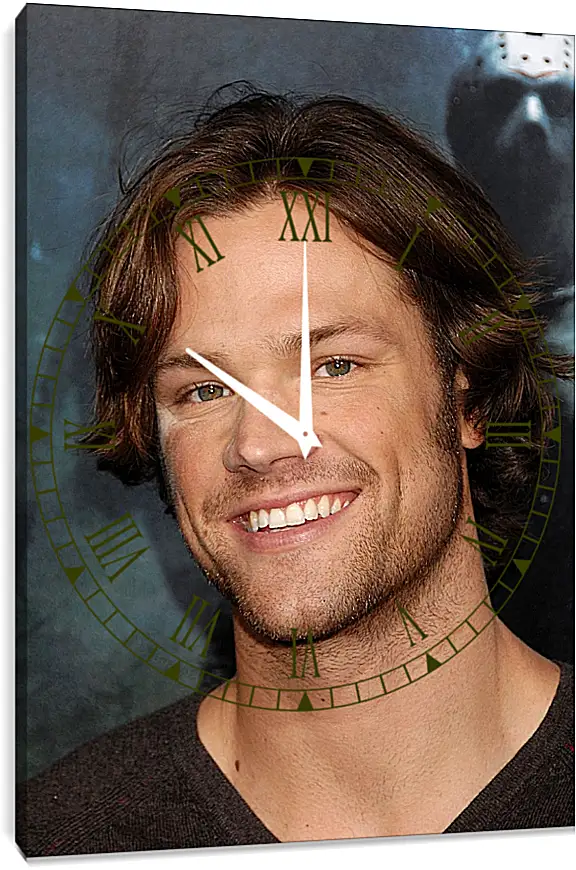 Часы картина - Джаред Падалеки. Jared Padalecki