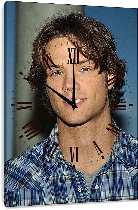 Часы картина - Джаред Падалеки. Jared Padalecki