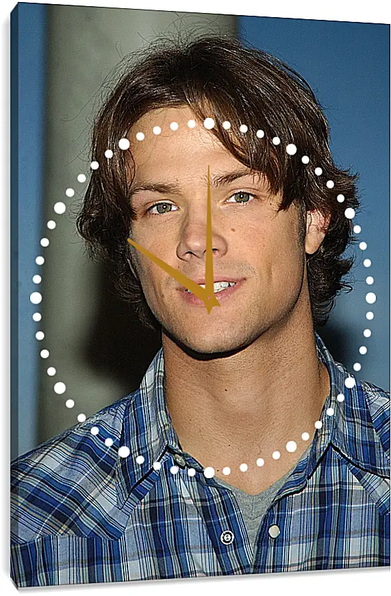 Часы картина - Джаред Падалеки. Jared Padalecki