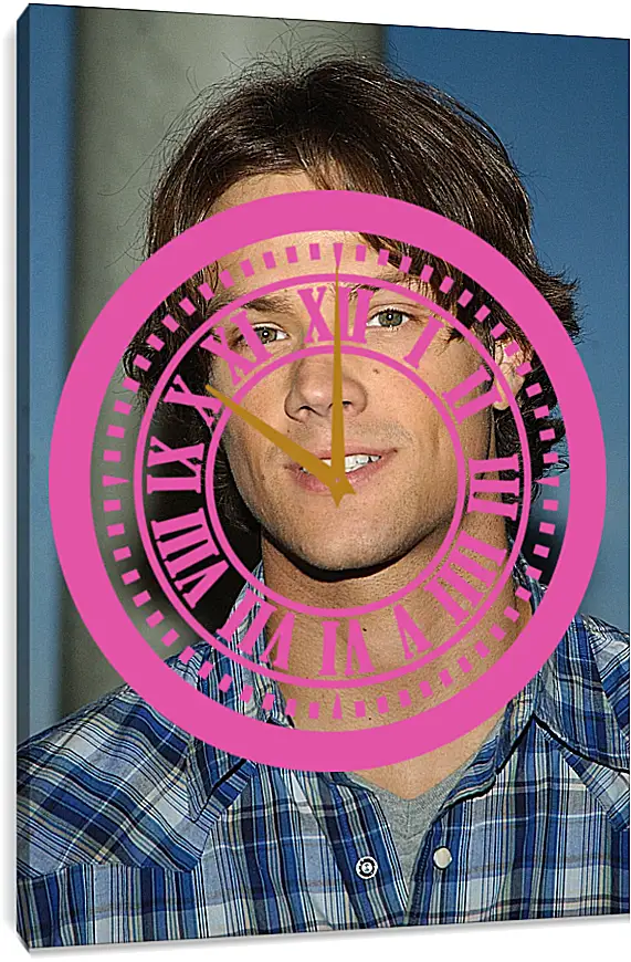 Часы картина - Джаред Падалеки. Jared Padalecki