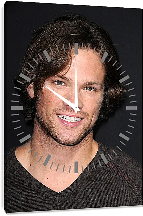 Часы картина - Джаред Падалеки. Jared Padalecki