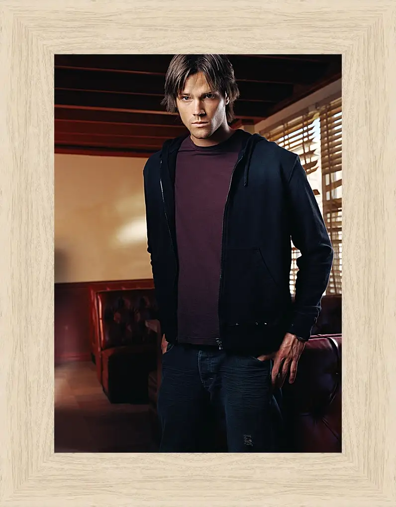 Картина в раме - Джаред Падалеки. Jared Padalecki