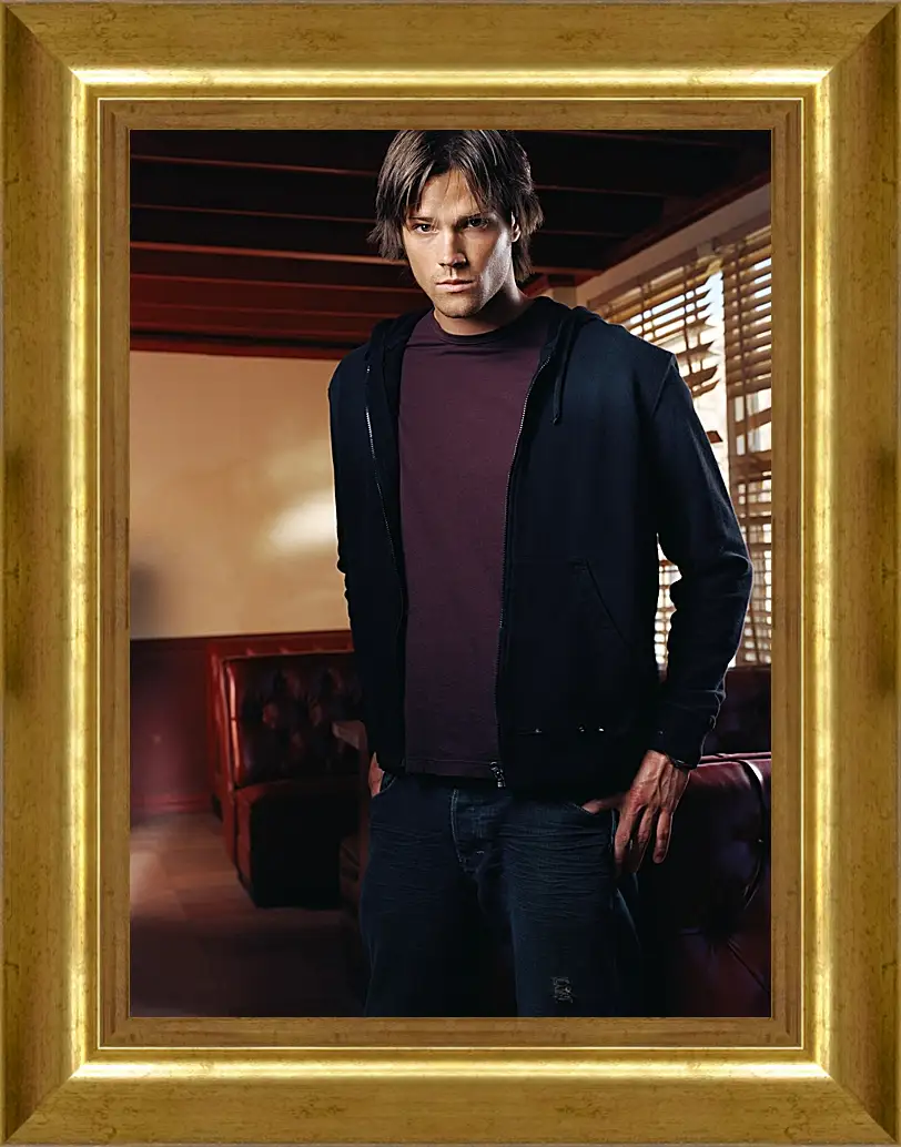Картина в раме - Джаред Падалеки. Jared Padalecki