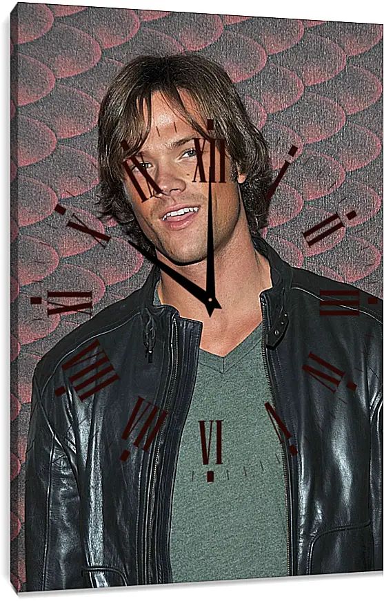 Часы картина - Джаред Падалеки. Jared Padalecki