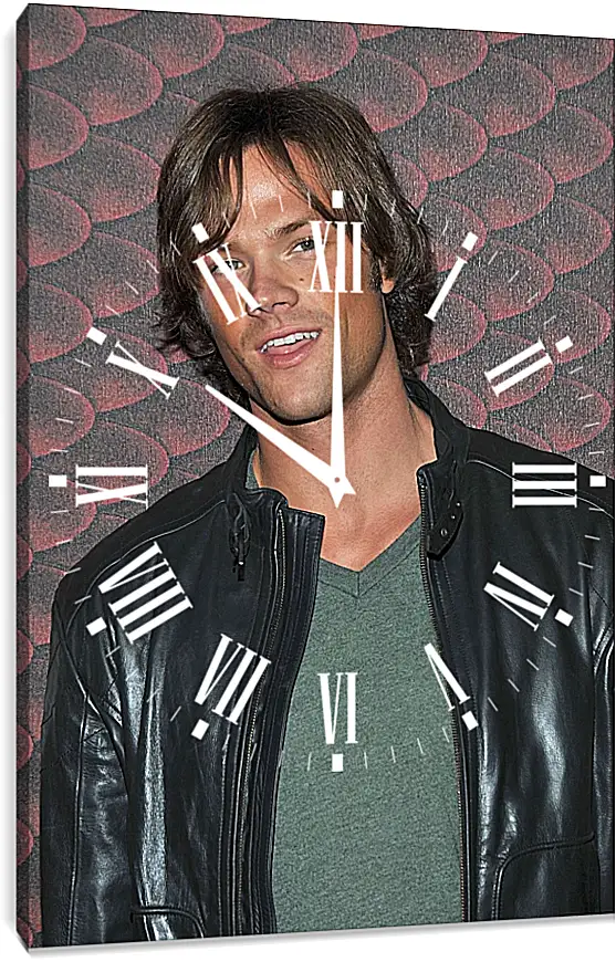 Часы картина - Джаред Падалеки. Jared Padalecki