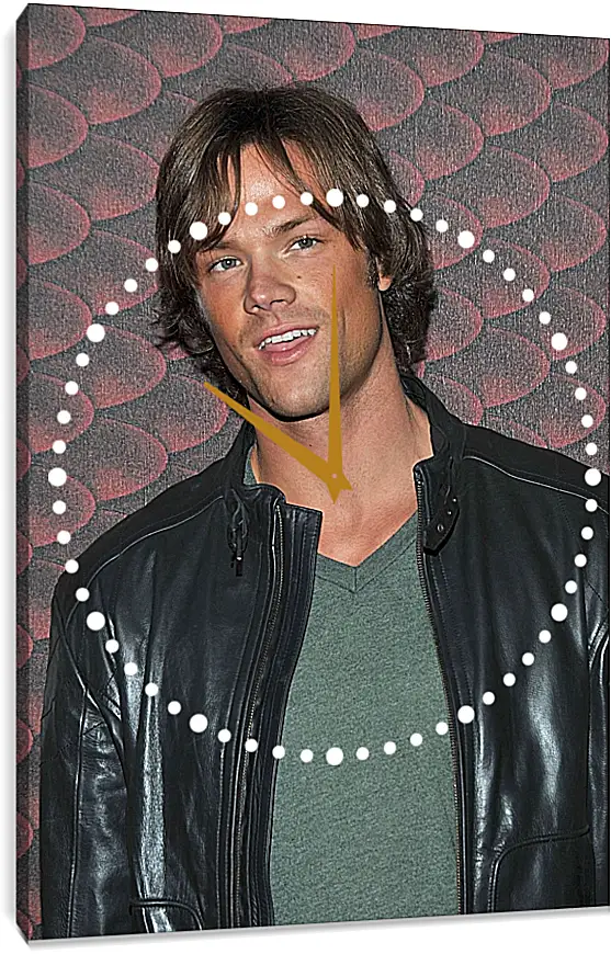Часы картина - Джаред Падалеки. Jared Padalecki