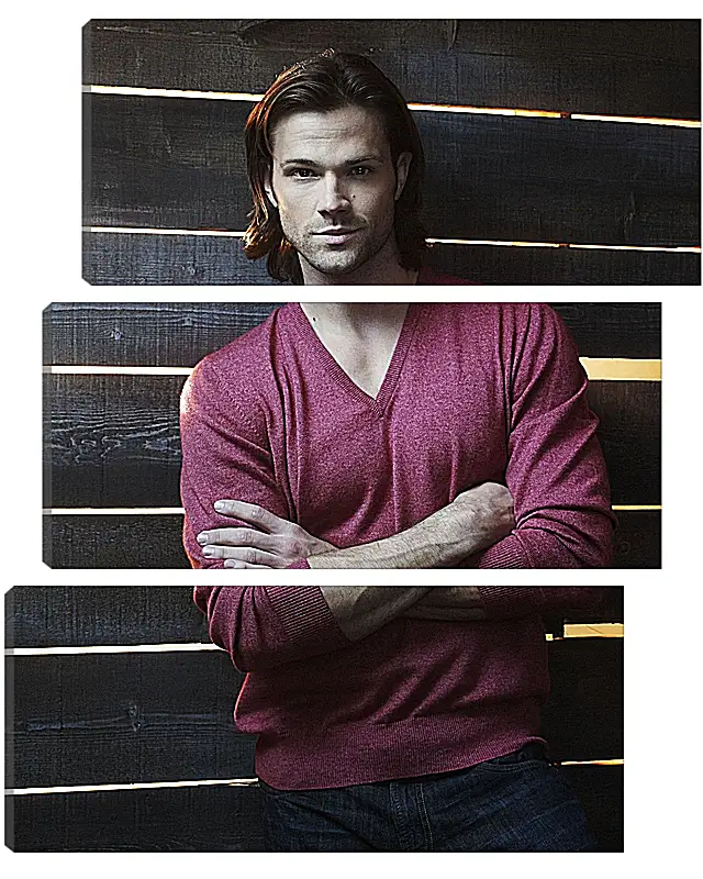 Модульная картина - Джаред Падалеки. Jared Padalecki