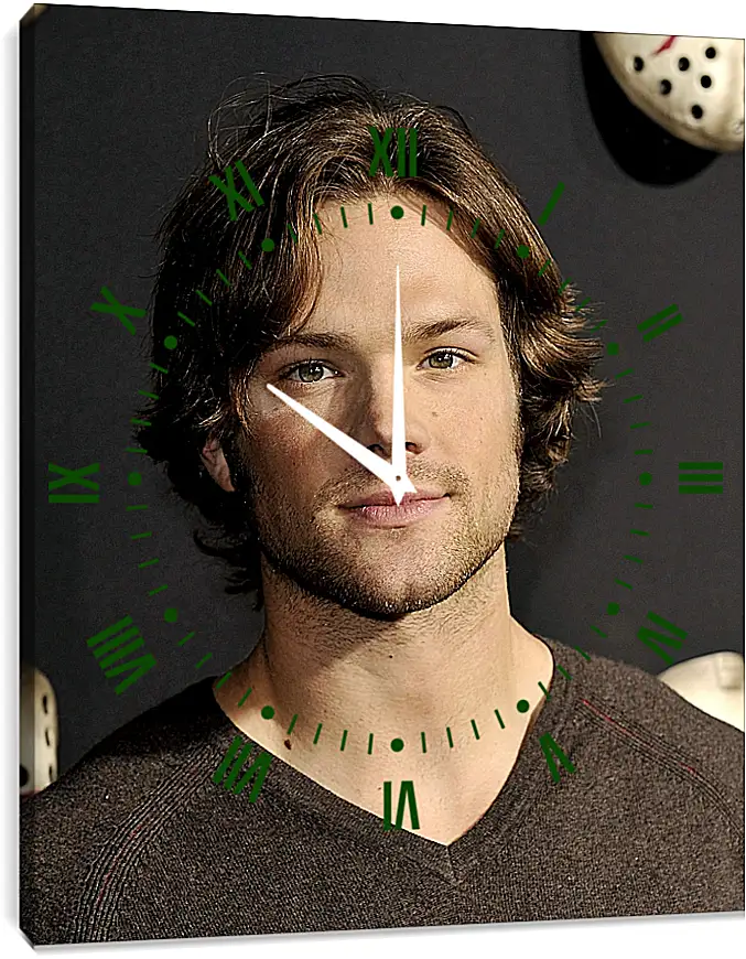 Часы картина - Джаред Падалеки. Jared Padalecki