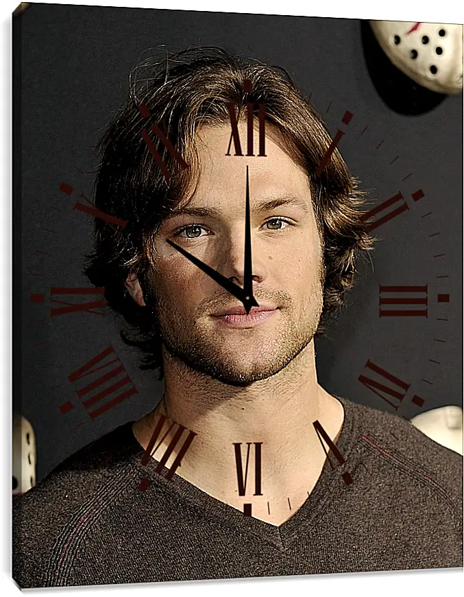 Часы картина - Джаред Падалеки. Jared Padalecki