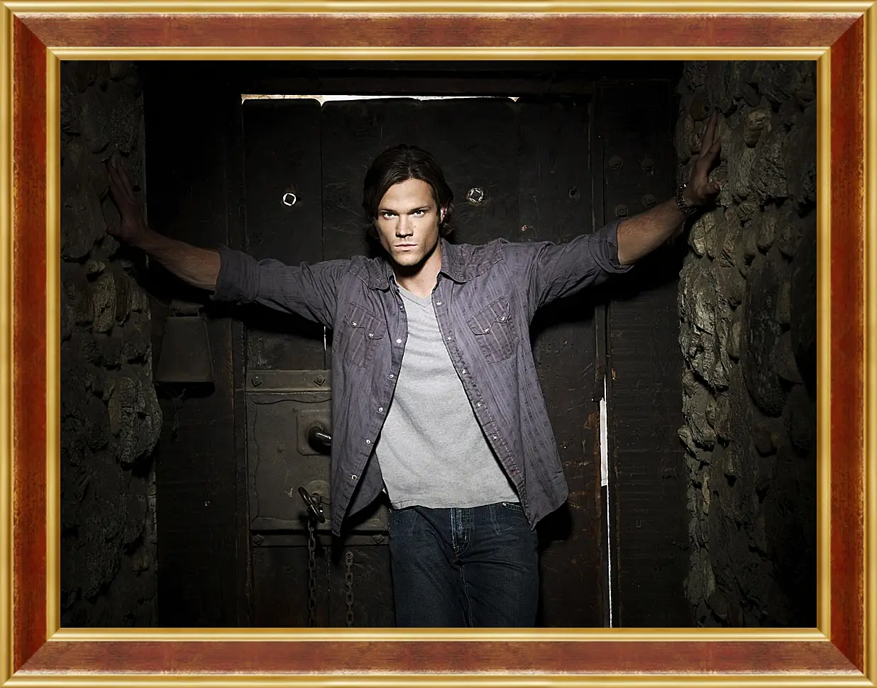 Картина в раме - Джаред Падалеки. Jared Padalecki
