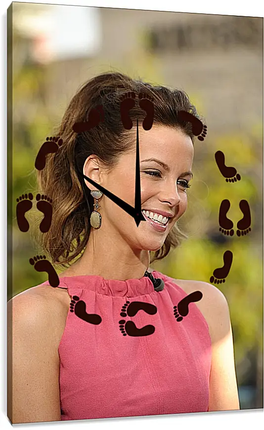 Часы картина - Кейт Бекинсейл. Kate Beckinsale