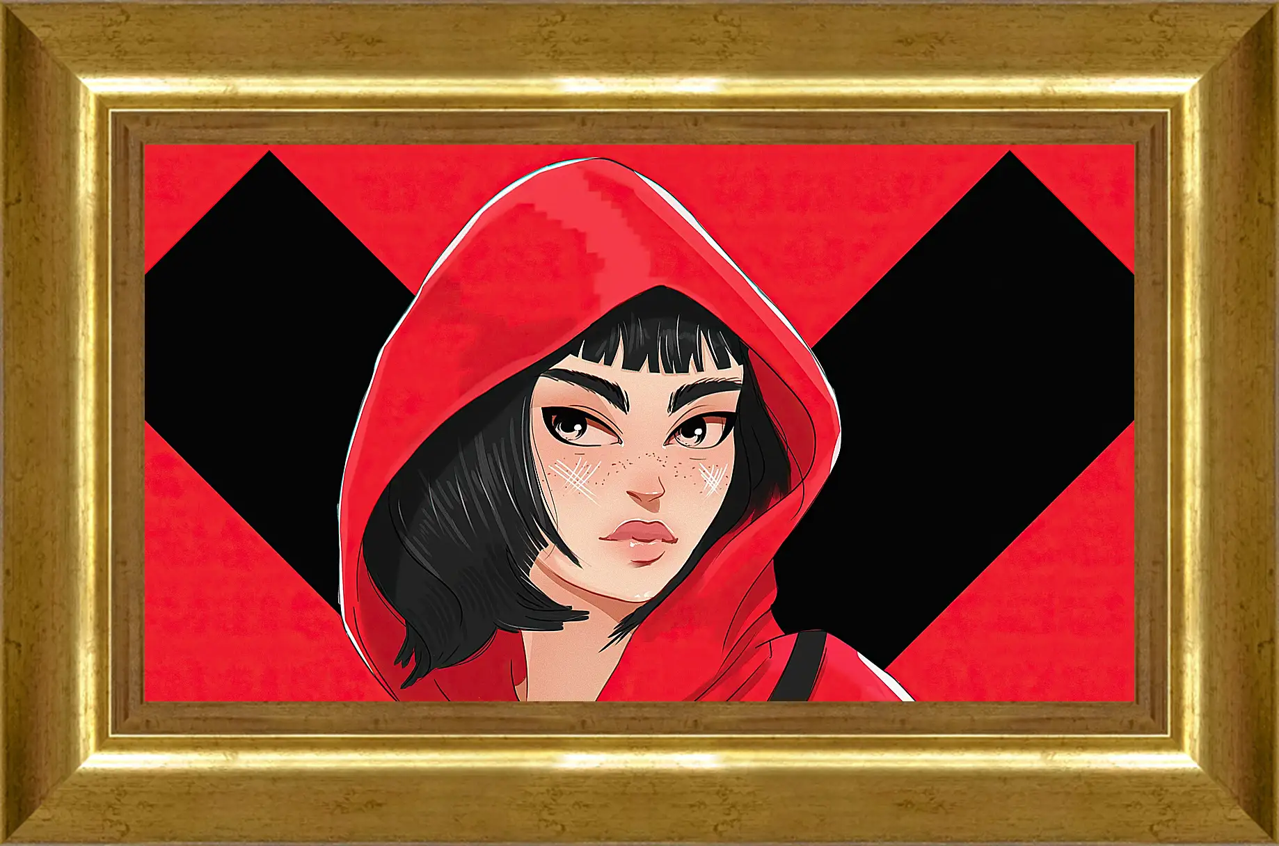 Картина в раме - Бумажный дом. La casa de papel