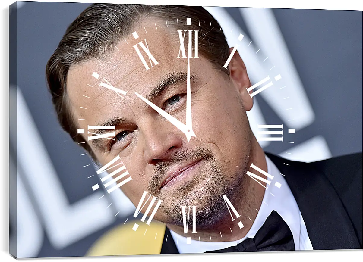 Часы картина - Леонардо Ди Каприо. Leonardo DiCaprio