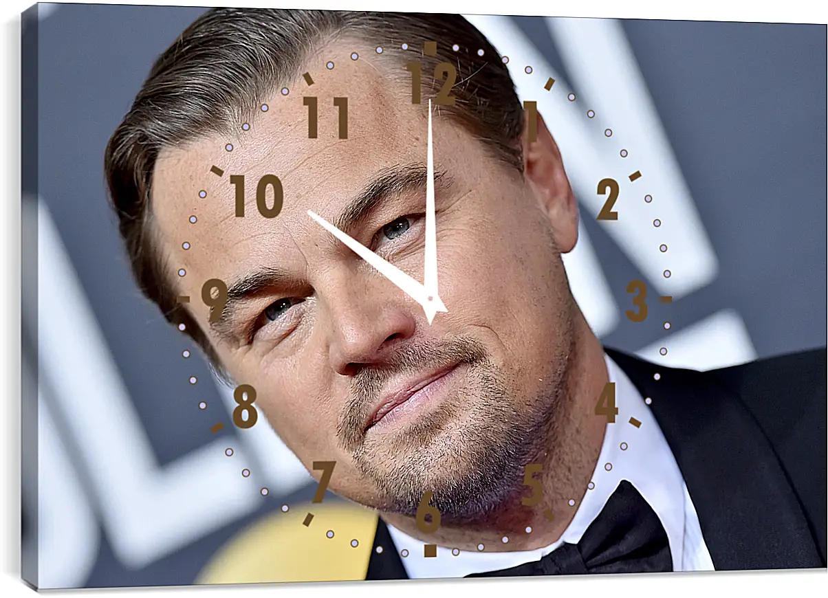 Часы картина - Леонардо Ди Каприо. Leonardo DiCaprio