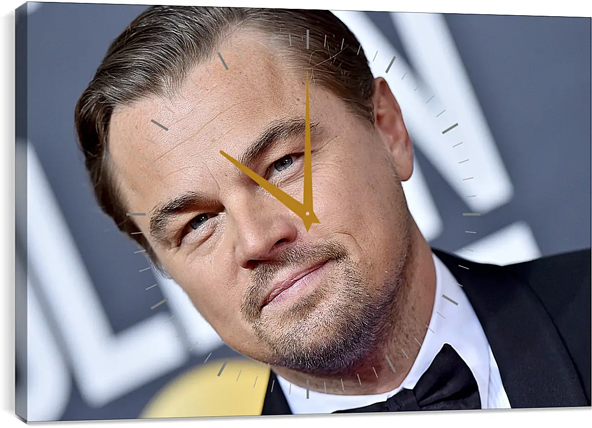 Часы картина - Леонардо Ди Каприо. Leonardo DiCaprio