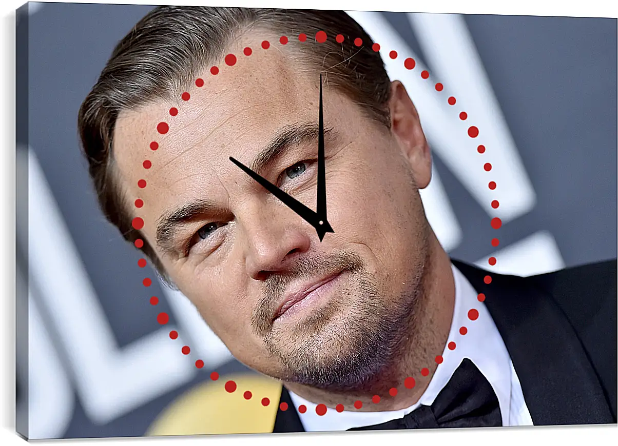 Часы картина - Леонардо Ди Каприо. Leonardo DiCaprio