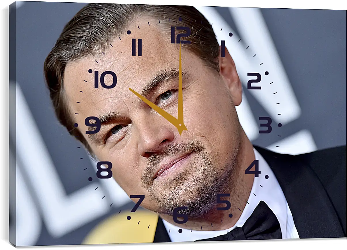 Часы картина - Леонардо Ди Каприо. Leonardo DiCaprio