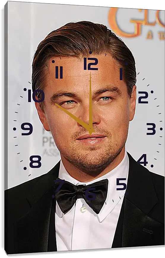 Часы картина - Леонардо Ди Каприо. Leonardo DiCaprio