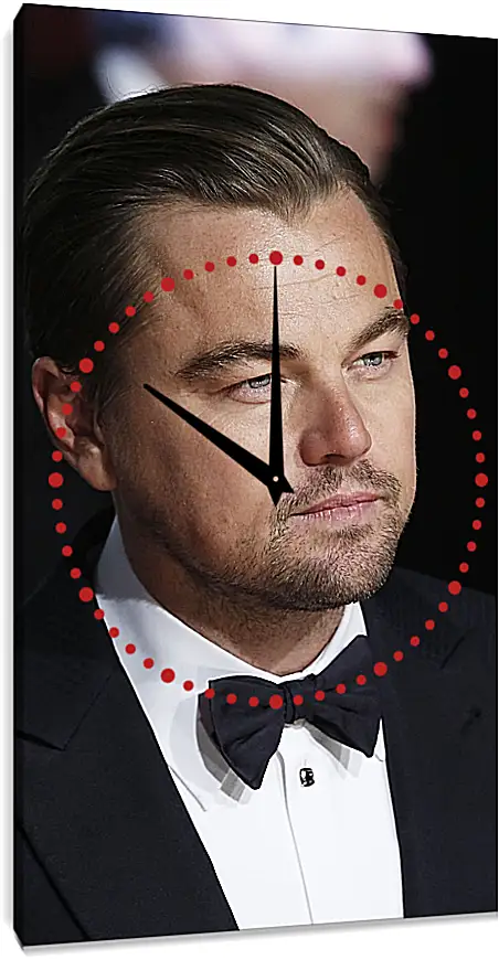 Часы картина - Леонардо Ди Каприо. Leonardo DiCaprio