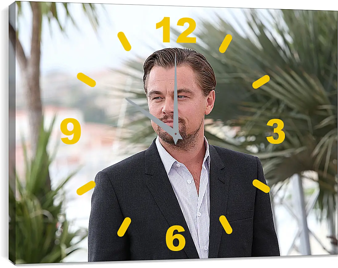 Часы картина - Леонардо Ди Каприо. Leonardo DiCaprio