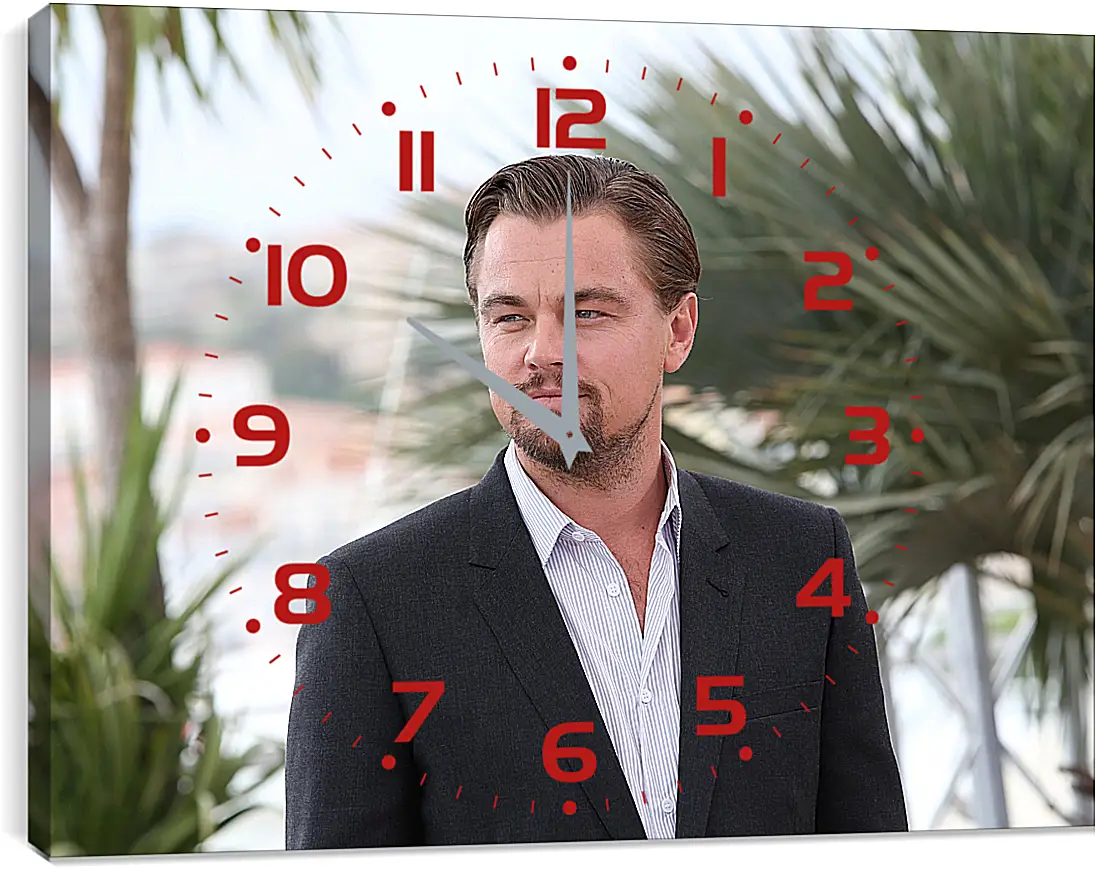 Часы картина - Леонардо Ди Каприо. Leonardo DiCaprio