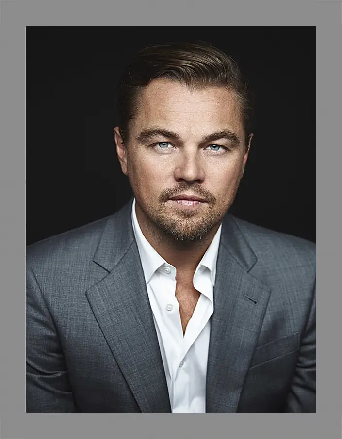 Картина в раме - Леонардо Ди Каприо. Leonardo DiCaprio