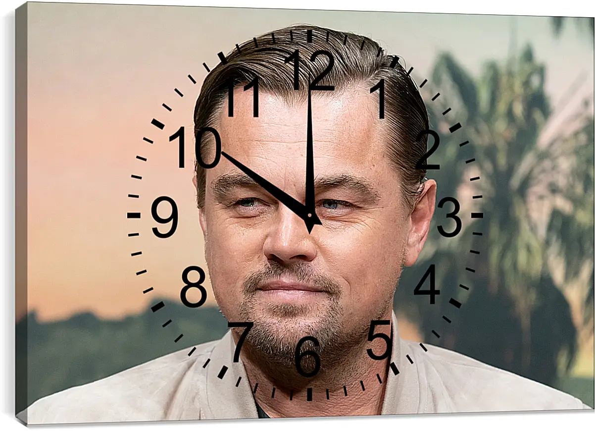 Часы картина - Леонардо Ди Каприо. Leonardo DiCaprio