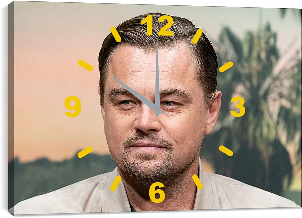 Часы картина - Леонардо Ди Каприо. Leonardo DiCaprio