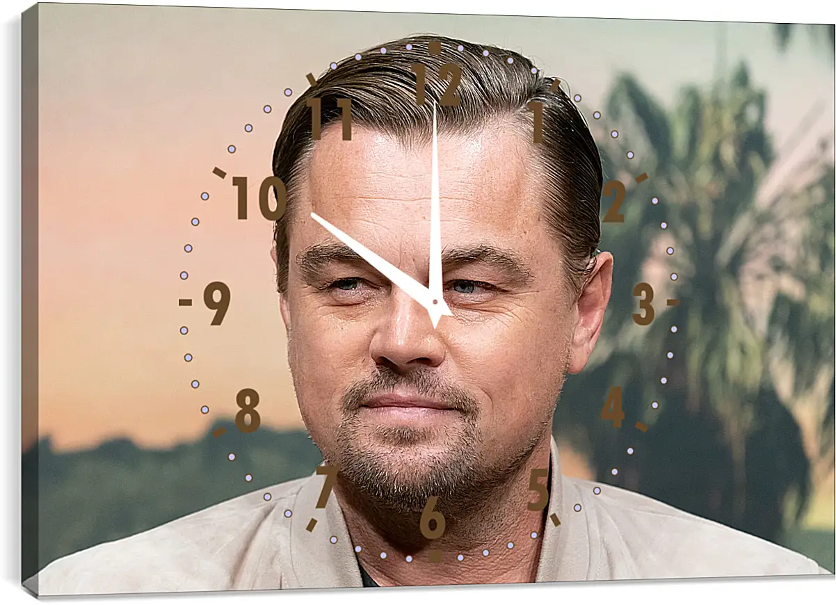 Часы картина - Леонардо Ди Каприо. Leonardo DiCaprio