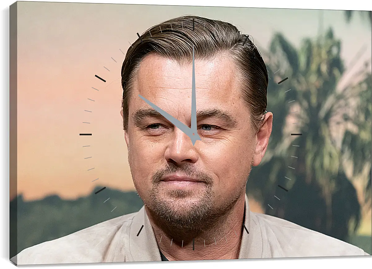 Часы картина - Леонардо Ди Каприо. Leonardo DiCaprio