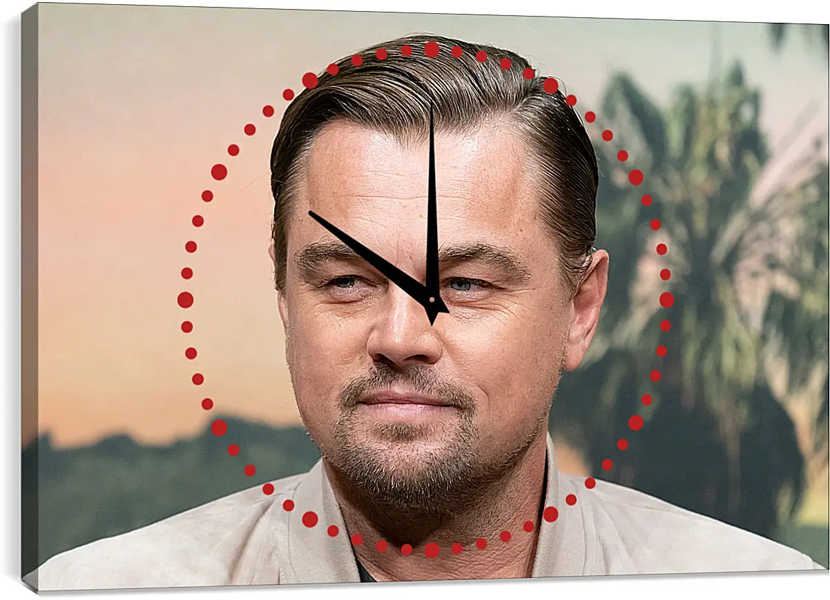 Часы картина - Леонардо Ди Каприо. Leonardo DiCaprio