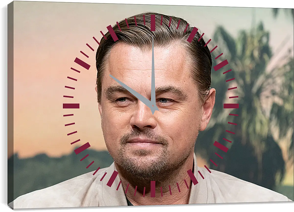 Часы картина - Леонардо Ди Каприо. Leonardo DiCaprio