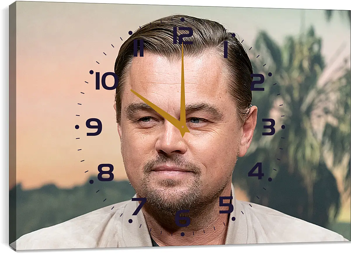 Часы картина - Леонардо Ди Каприо. Leonardo DiCaprio