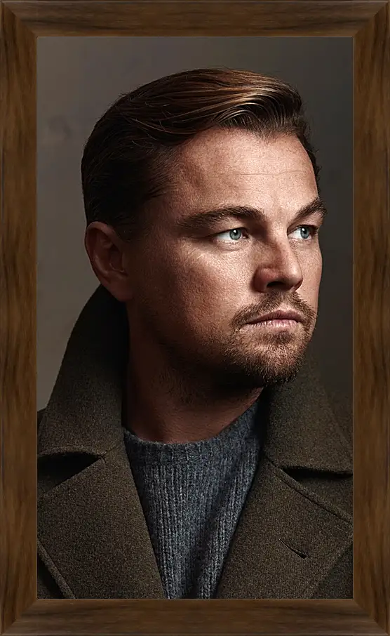 Картина в раме - Леонардо Ди Каприо. Leonardo DiCaprio