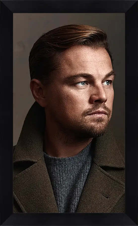 Картина в раме - Леонардо Ди Каприо. Leonardo DiCaprio