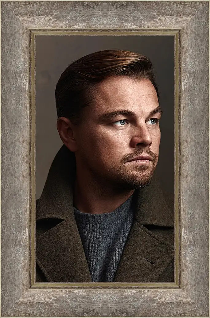 Картина в раме - Леонардо Ди Каприо. Leonardo DiCaprio