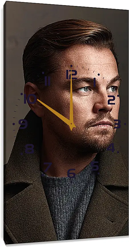 Часы картина - Леонардо Ди Каприо. Leonardo DiCaprio